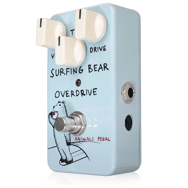 ギター Animals Pedal Surfing Bear Overdrive Animals Pedal Surfing Bear OD – Motor City Guitar