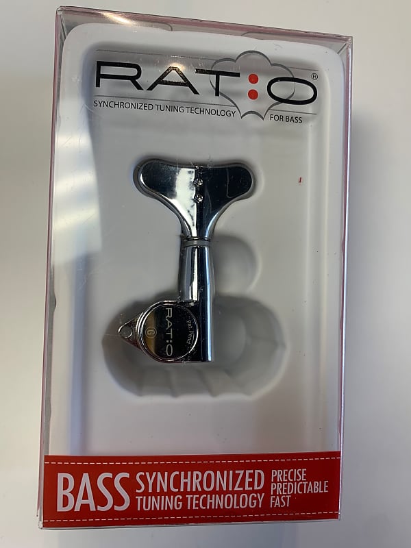 Ratio PRB-4220CO 2X2 Y Key Chrome Bass Guitar Chrome