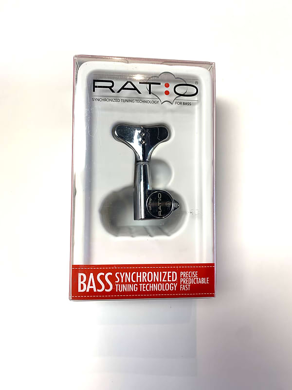 Graph Tech Bass Ratio 5 String - 5-In-Line Y-Style Button -Chrome PRB-5500-C0